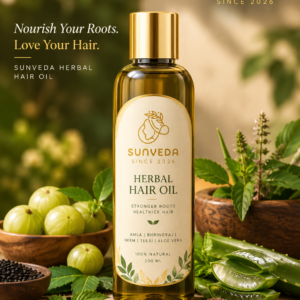 Sunveda Herbal Hair Oil – Natural Hair & Scalp Care